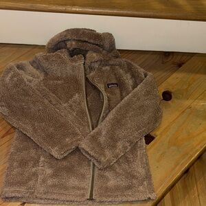 Patagonia Kids Tan Fleece Jacket